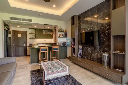 Квартира с 1 спальней и видом на озеро в Allamanda 2 Laguna