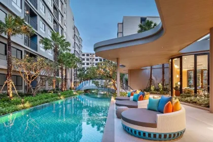 1-комнатная квартира в аренду в D Condo Reef, Кату, Пхукет