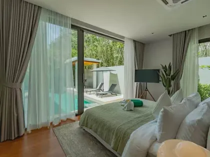 วิลล่าส่วนตัวพร้อมสระว่ายน้ำ 3 ห้องนอน 4 ห้องน้ำ ใกล้ Boat Avenue, บางโจ
