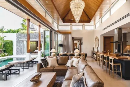 Роскошная вилла с бассейном 4 спальни в Botanica Bangtao Beach