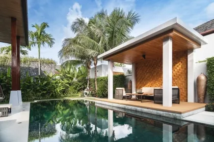 Роскошная вилла с бассейном 4 спальни в Botanica Bangtao Beach