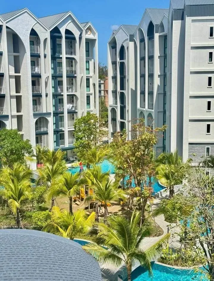 อพาร์ทเมนท์ 1 ห้องนอนน่าอยู่ให้เช่าใกล้ชายหาดในยาง