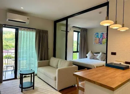 Gemütliche 1-Zimmer-Wohnung in der Nähe des Nai Yang Strandes zu vermieten