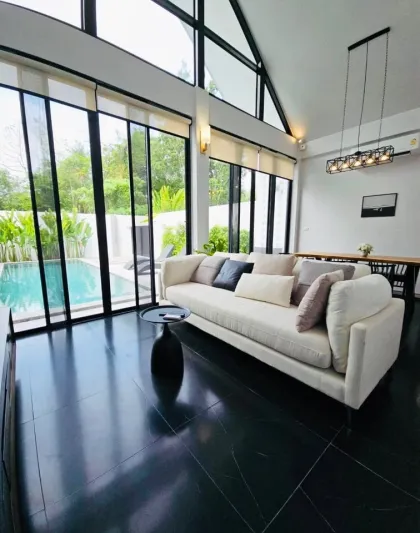 Villa privée avec piscine, 2 chambres et 2 salles de bain à Pa Khlok