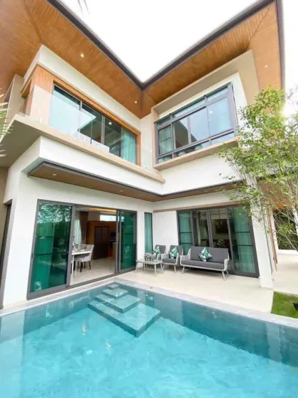Brand New 3-Bedroom Pool Villa for Rent in Cherng Talay