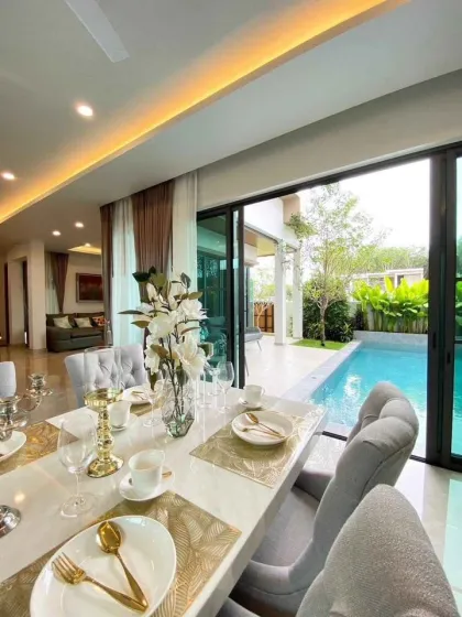 Brand New 3-Bedroom Pool Villa for Rent in Cherng Talay
