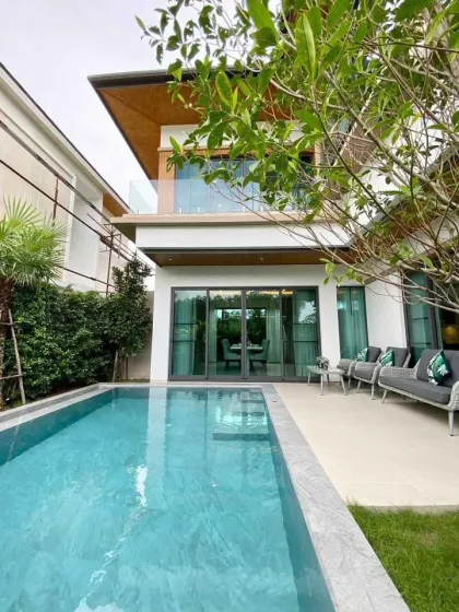Brand New 3-Bedroom Pool Villa for Rent in Cherng Talay