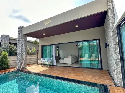 Voll möblierte 2-Zimmer-2-Bad-Villa zur Miete in Shambala Sol, Chalong