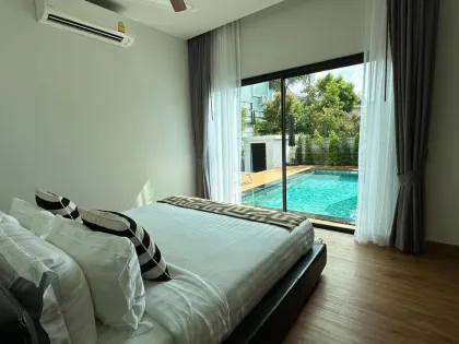 Voll möblierte 2-Zimmer-2-Bad-Villa zur Miete in Shambala Sol, Chalong