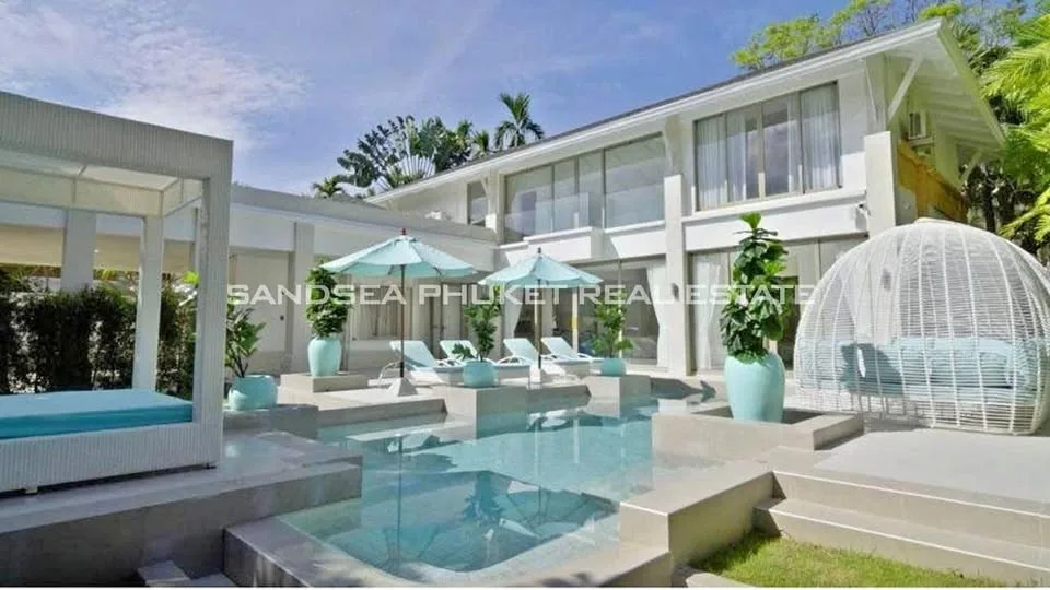 Ultra-Luxus 4-Schlafzimmer Strandvilla mit Pool in Bang Tao