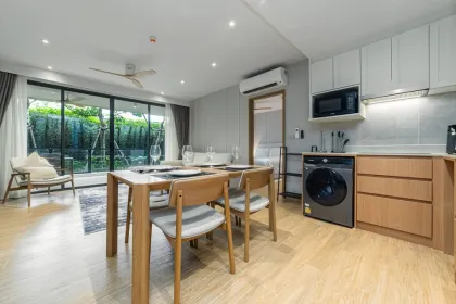 Appartement spacieux 2 chambres avec jardin à louer à Bang Tao