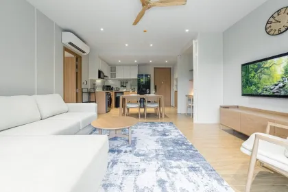 Appartement spacieux 2 chambres avec jardin à louer à Bang Tao