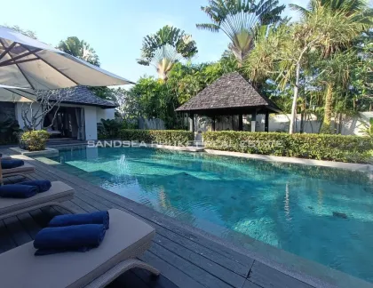 Villa con 4 Dormitorios y 4 Baños con Piscina en Layan en Alquiler