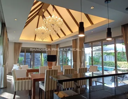 Villa con 4 Dormitorios y 4 Baños con Piscina en Layan en Alquiler
