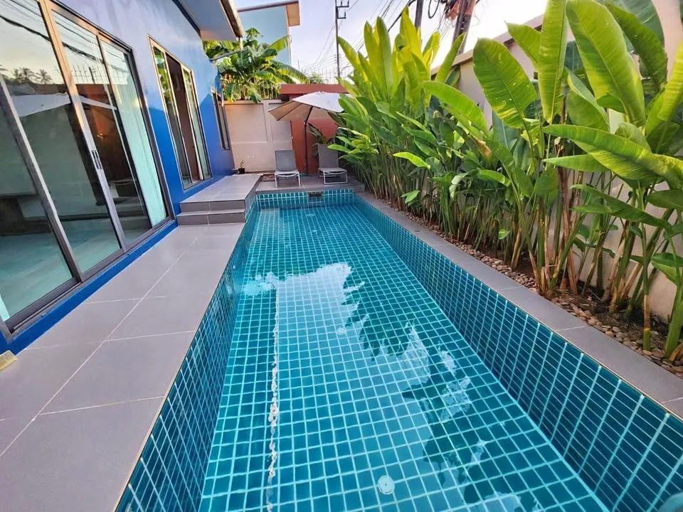 Villa con piscina de 2 dormitorios y 2 baños cerca de Big Buddha, Chalong