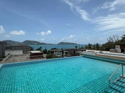 Appartement 1 Chambre 1 Salle de Bain avec Vue Montagne à Patong