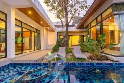 Villa privée 3 chambres avec piscine en location à Rawai, Phuket