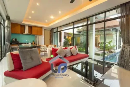 Villa privée 3 chambres avec piscine en location à Rawai, Phuket