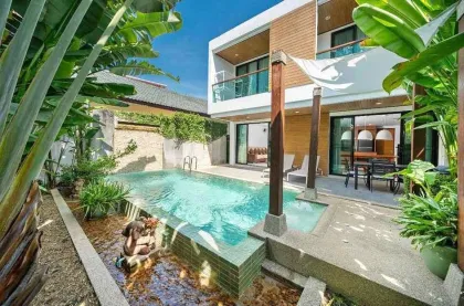 Villa avec Piscine de 2 Chambres à Louer à Rawai, Phuket