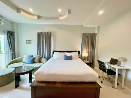อพาร์ตเมนต์ 1 ห้องนอน ใกล้ชายหาดราไวย์และในหาน