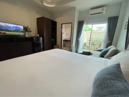 อพาร์ตเมนต์ 1 ห้องนอน ใกล้ชายหาดราไวย์และในหาน