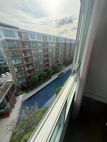 1-комнатная квартира с видом на бассейн в D Condo Creek Kathu