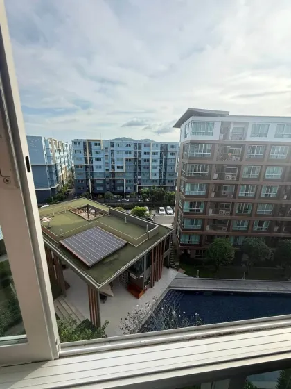 1-комнатная квартира с видом на бассейн в D Condo Creek Kathu