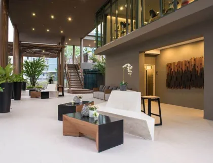 1-комнатная квартира с видом на бассейн в D Condo Creek Kathu