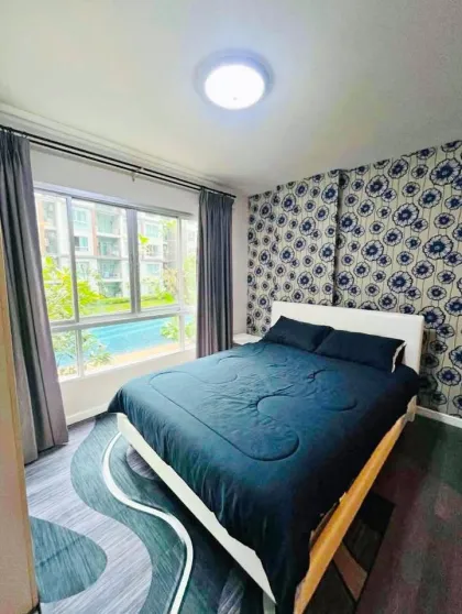 Apartamento de 1 dormitorio con vista a la piscina en Dcondo Mine Kathu