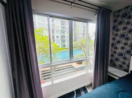 Apartamento de 1 dormitorio con vista a la piscina en Dcondo Mine Kathu