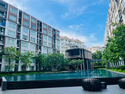 Apartamento de 1 dormitorio con vista a la piscina en Dcondo Mine Kathu