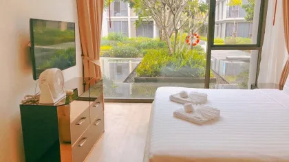 คอนโด 2 ห้องนอน พร้อมทางเข้าถึงสระว่ายน้ำ ที่บ้านในเขาใหม่