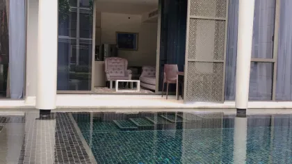 คอนโด 2 ห้องนอน พร้อมทางเข้าถึงสระว่ายน้ำ ที่บ้านในเขาใหม่