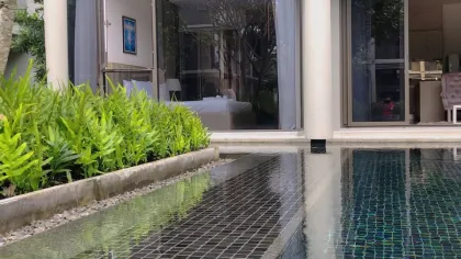 คอนโด 2 ห้องนอน พร้อมทางเข้าถึงสระว่ายน้ำ ที่บ้านในเขาใหม่
