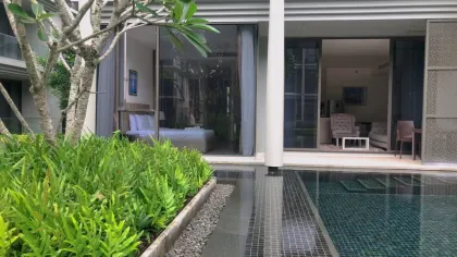 คอนโด 2 ห้องนอน พร้อมทางเข้าถึงสระว่ายน้ำ ที่บ้านในเขาใหม่
