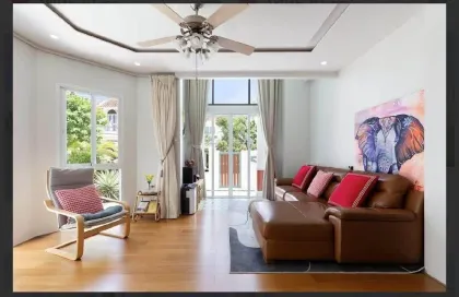 4-Bedroom 3-Bath Sino-Portuguese Style Villa for Rent in Koh Kaew