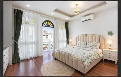 4-Bedroom 3-Bath Sino-Portuguese Style Villa for Rent in Koh Kaew