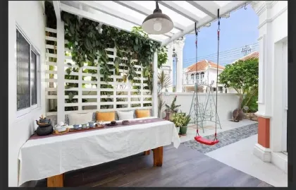 4-Bedroom 3-Bath Sino-Portuguese Style Villa for Rent in Koh Kaew