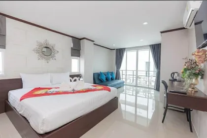 อพาร์ตเมนต์ 1 ห้องนอน 1 ห้องน้ำ ให้เช่าที่ XL Patong Hotel