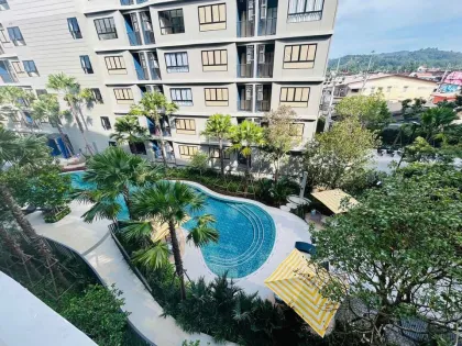 Кондо с видом на бассейн Dcondo Reef Phuket 1 спальня в аренду