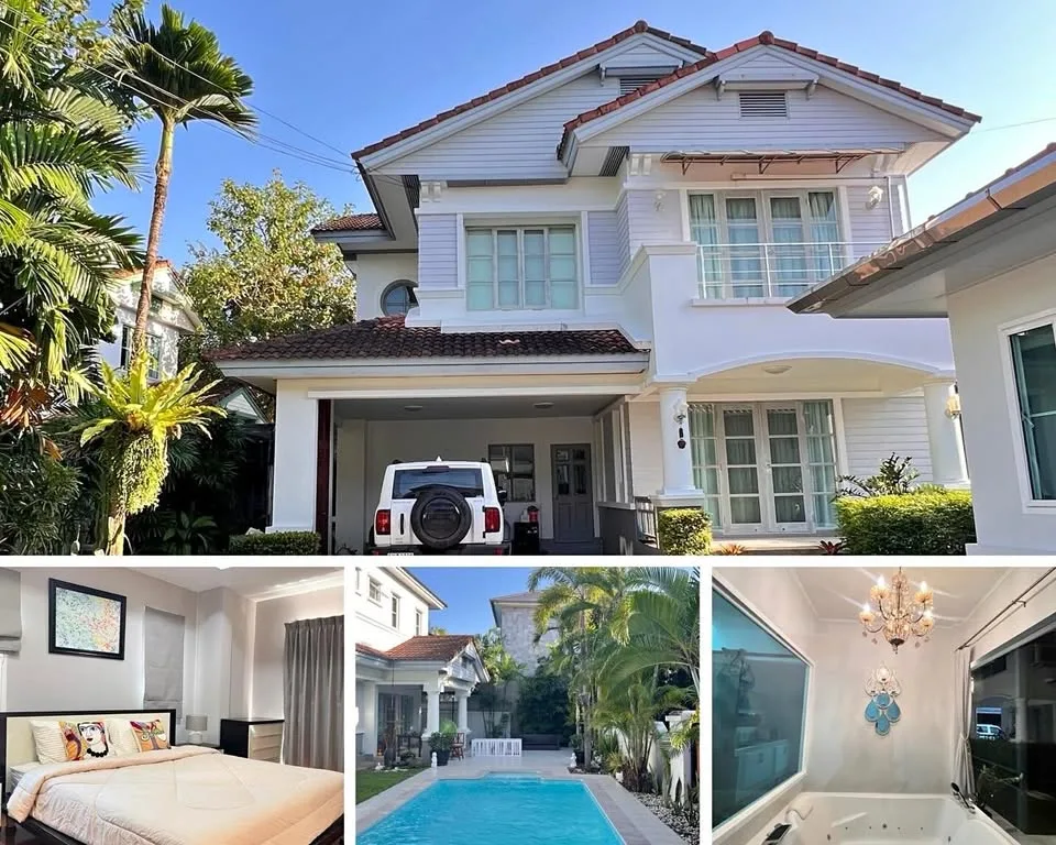 Villa avec piscine 4 chambres à louer à Park Chalong