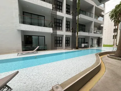 2-комнатная квартира с 2 ванными в Palmyrah Surin Condo у пляжа