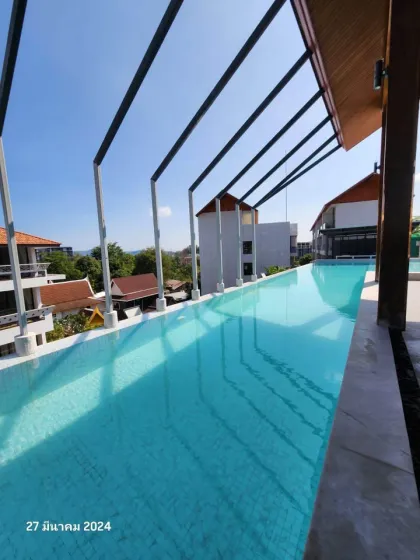 2-комнатная квартира с 2 ванными в Palmyrah Surin Condo у пляжа