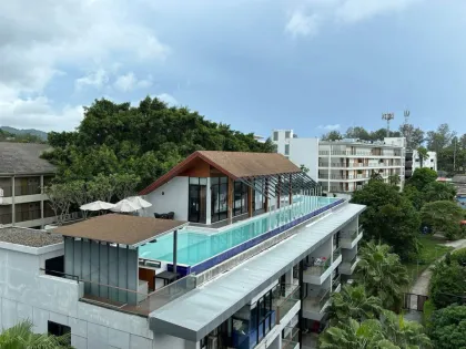 2-комнатная квартира с 2 ванными в Palmyrah Surin Condo у пляжа