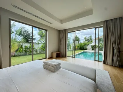 Bali-Stil 4-Zimmer-Villa mit Pool zur Miete in Cherng Talay, Bang Tao