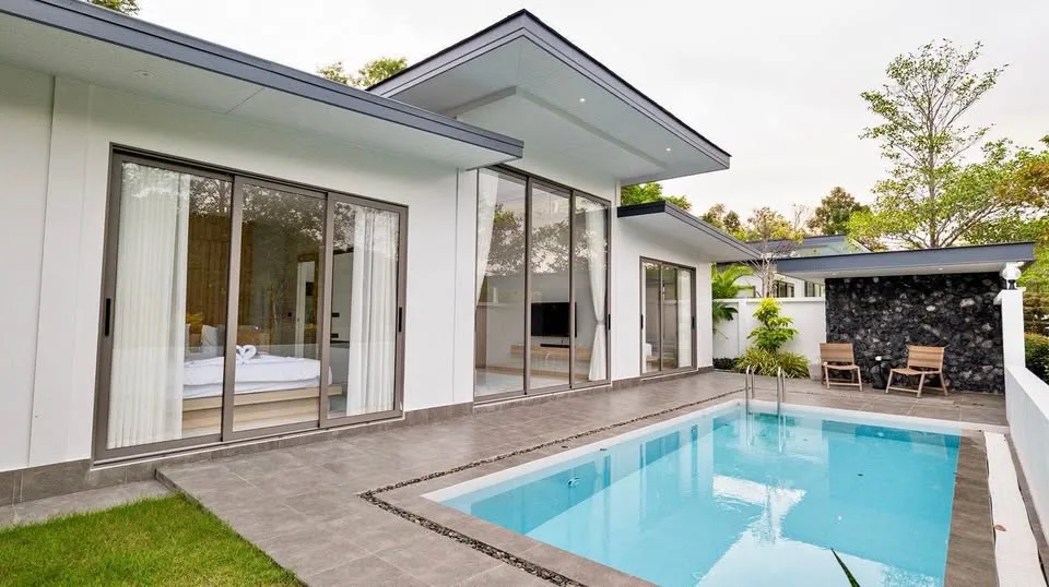 Modern 2-Bed, 3-Bath Pool Villa for Rent in Pa Klok, Phuket