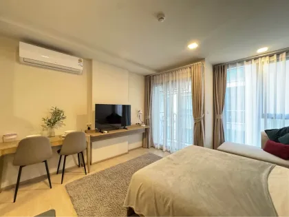 Современная квартира с 1 спальней в The Base Rise Phuket на аренду