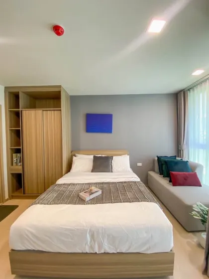 Современная квартира с 1 спальней в The Base Rise Phuket на аренду