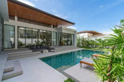 Аренда роскошной виллы с 3 спальнями и бассейном в Botanica Modern Loft 1