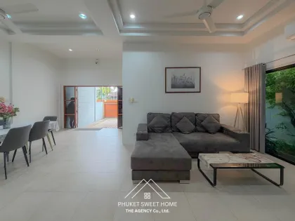 3-Bedroom 2-Bath Villa with Private Pool for Rent in Chalong